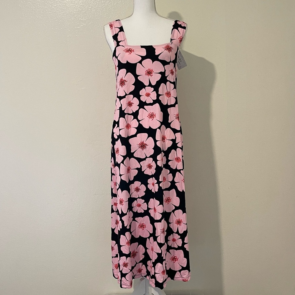 Ava Sky Cindy dress, Black floral burst print, XS, NWT